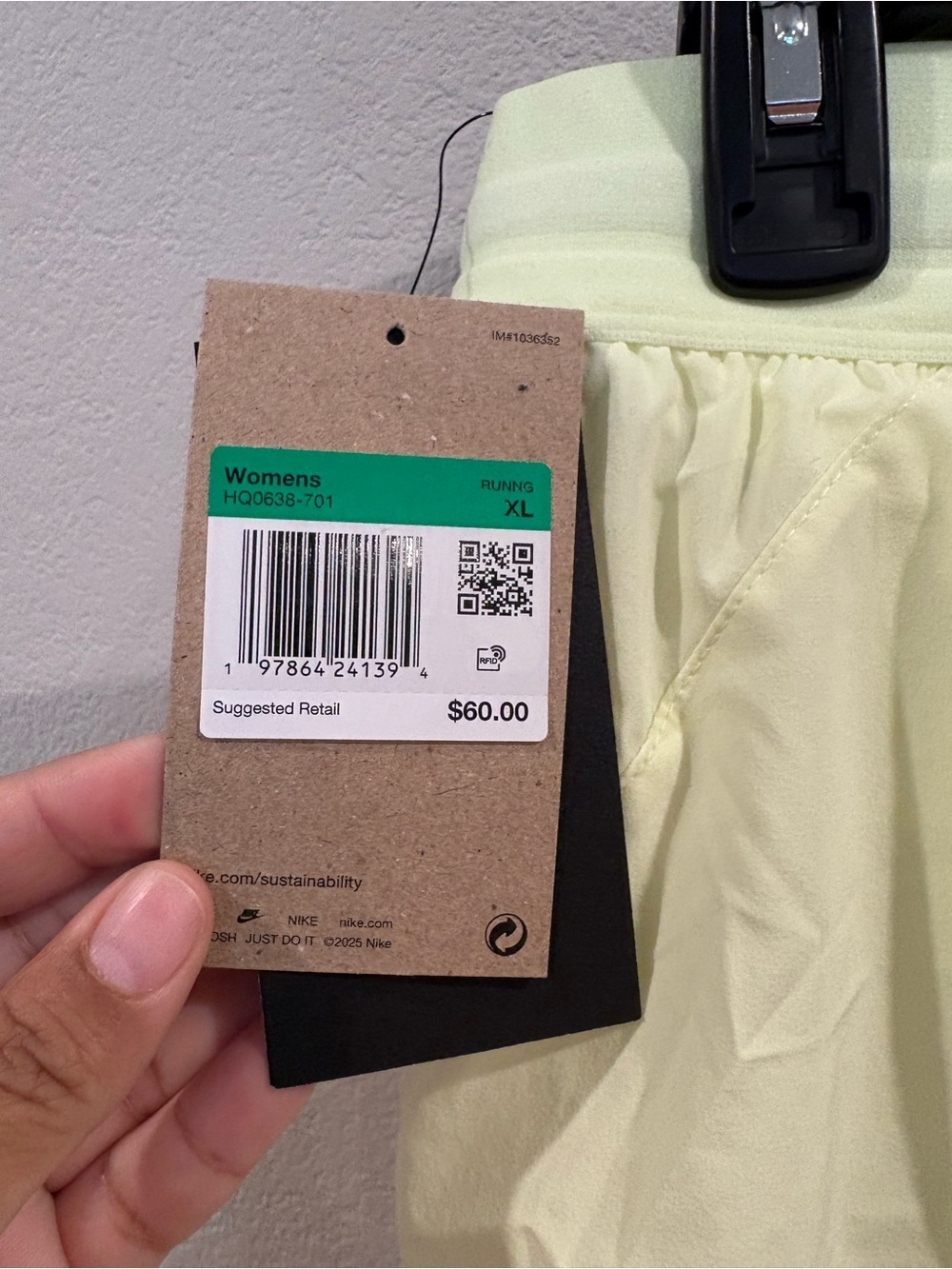 Women's Nike Swift Dri-FIT Mid-Rise 2.5" Brief-Lined Running Shorts Size XL - Picture 10 of 14